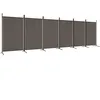 Image de vidaXL Cloison de Séparation 6 Panneaux Séparateur de Pièce Pliable Diviseur Écran d'Intimité Paravent Décoration Salon Anthracite 520x180 cm Tissu