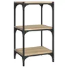 Image de vidaXL Bibliothèque Chêne Sonoma 40x33x70,5 cm Bois d'ingénierie Acier