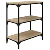 Image de vidaXL Libreria Rovere Sonoma 60x33x70,5cm Legno Multistrato e Acciaio