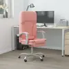 Image de vidaXL Fauteuil de massage inclinable de bureau Rose Similicuir