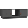 Image de Table basse Gris 100x50x35 cm Bois massif de pin