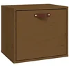 Image de Armoire murale Marron miel 40x30x35 cm Bois de pin massif