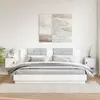 Image de vidaXL Armoires murales 2 pcs Blanc 31,5x30x30 cm Bois de pin massif