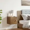 Image de vidaXL Armoire murale Marron miel 31,5x30x30 cm Bois de pin massif
