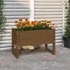 Image de vidaXL Jardinière Marron miel 78x40x52 cm Bois massif de pin