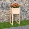 Image de vidaXL Jardinière 40x40x81 cm Bois massif de pin