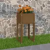 Image de vidaXL Jardinière Marron miel 40x40x81 cm Bois massif de pin