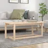 Image de vidaXL Table basse 110x55x45 cm Bois massif de pin