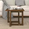Image de vidaXL Table basse Marron miel 50x50x45 cm Bois massif de pin