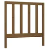 Image de vidaXL Tête de Lit Meuble de Chambre à Coucher Accessoire de Lit Simple Tête de Cadre de Lit Intérieur Marron Miel 95x4x100 cm Bois Massif de Pin