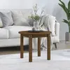 Image de vidaXL Table basse Marron miel Ø 55x45 cm Bois massif de pin