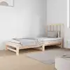 Image de vidaXL Lit coulissant sans matelas 2x(90x190) cm
