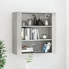 Image de Armoire murale Gris béton 80x33x80 cm Bois d ingénierie