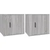 Image de Tables de chevet 2 pcs Sonoma gris 50x39x47 cm