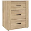 Image de vidaXL Table de Chevet Table de Nuit Armoire de Chevet Armoire de Lit Meuble de Chambre à Coucher Chêne Sonoma 50x36x60 cm Bois d'Ingénierie