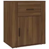 Image de vidaXL Table de Chevet Table de Nuit Armoire de Chevet Armoire de Lit Meuble de Chambre à Coucher Chêne Marron 50x36x60 cm Bois d'Ingénierie