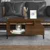 Image de vidaXL Table basse Chêne marron 90x49x45 cm Bois d'ingénierie