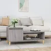 Image de vidaXL Table basse Sonoma gris 100x50x45 cm Bois d'ingénierie