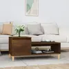 Image de vidaXL Table basse Chêne marron 100x50x45 cm Bois d'ingénierie