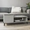 Image de vidaXL Table basse Gris béton 100x50x45 cm Bois d'ingénierie