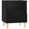 Image de Table de chevet Noir 40x35x50 cm