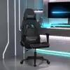 Image de vidaXL Chaise de jeu Noir Similicuir