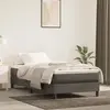 Image de vidaXL Cadre de lit gris foncé 90x200 cm velours