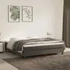 Image de vidaXL Cadre de lit gris foncé 160x200 cm velours