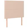 Image de vidaXL Tête de lit Cappuccino 80x5x118/128 cm Similicuir