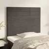 Image de vidaXL Tête de lit Gris foncé 90x5x118/128 cm Velours