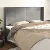 Image de vidaXL Tête de lit avec oreilles Gris clair 203x16x118/128 cm Velours