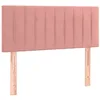 Image de vidaXL Tête de lit à LED Rose 80x5x78/88 cm Velours