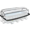 Image de EXIT Toys Dôme de Piscine   4 x 2 m   Universel   Auvent rectangulaire Multifonctionnel   Convient aux piscines de 12,8 x 6,2 à 4,1 x 2 m   pour Une Eau Propre et Chaude   Accessoire de Piscine