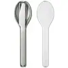 Image de Set de 3 couverts Ellipse Nordic Sage Mepal