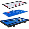 Image de Cougar All-in-One 3-in-1 Table Multi Jeux en Bleu | Mini Table de Jeu Multi-Fonctions | Multigame