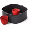 Image de Plaque PHILIPS HD9956/00 Cuve 7.2L et moules à muffin pour Airfryers XXL+