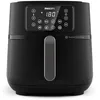 Image de PHILIPS Air Fryer Série 5000 7.2L - Connecté - 16 fonctions de cuisson, format XXL de 7,2L/1,4kg, technologie RapidAir, -90% de matières grasses, écran tactile, facile à nettoyer, noir (HD9285/90)