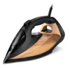 Image de Philips fer à repasser Série 7000 - Puissance Fer à Vapeur 2800W, Effet Pressing 250 g, Débit Vapeur Continue 50 g/min, Semelle SteamGlide Elite, Réservoir 300ml, Noir/Or (DST7040/80)