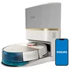 Image de Philips Homerun Série 7000 Robot Aspirateur Laveur, Haute Puissance d'aspiration (5000 Pa), Détection des Petits Objets, avec Station, pour Tapis et Poils d'animaux, Blanc, App Connectée (XU7100/02)