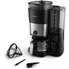 Image de PHILIPS Cafetière Filtre Tout-en-1 - Broyeur Conique Intégré pour des Grains Frais - Préparez dans un Pichet en Verre de 1,25 l ou Directement dans une Tasse