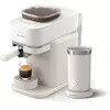 Image de Machine à expresso PHILIPS Baristina BAR303/00 cafetière à grain Blanche + mousseur à Lait