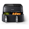 Image de Friteuse sans huile NA351/00 Airfryer double panier 9L Noir/Argent Série 3000 PHILIPS PHILIPS