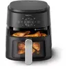 Image de Airfryer PHILIPS NA221/00 Friteuse sans huile avec fenêtre de cuisson Noir/Argent, Série 2000 4.2L