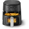 Image de Airfryer PHILIPS NA211/00 friteuse sans huile avec fenêtre de cuisson Noir/Argent, Série 2000 3.2L
