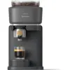 Image de Machine à expresso Baristina - Noire / Porte-filtre Bois de Hêtre