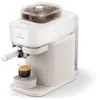 Image de Philips Machine à expresso Baristina Variety - Bac à grains Double compartiment, Broyeur intégré, 16 bars, Nettoyage facile, Expresso et Lungo, blanc/porte-filtre blanc (BAR320/00)
