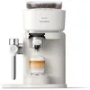 Image de Philips Baristina Machine à expresso - Cafetière à grain avec mousseur lait intégré, simple, mouture et extraction automatique, 16 bars, Broyeur intégré, Machine et porte-filtre blancs (BAR400/00)