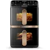 Image de Airfryer PHILIPS NA462/70 Friteuse sans huile Vertical Duo Noir/Cuivre, Série 4000 10L (5+5L)
