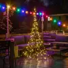Image de Fairybell sapin à mât 240 LED clignotant 200cm
