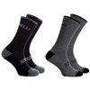 Image de Rogelli Wool Chaussettes Velo Unisexe, Noir/Gris/Noir, Taille 44-47